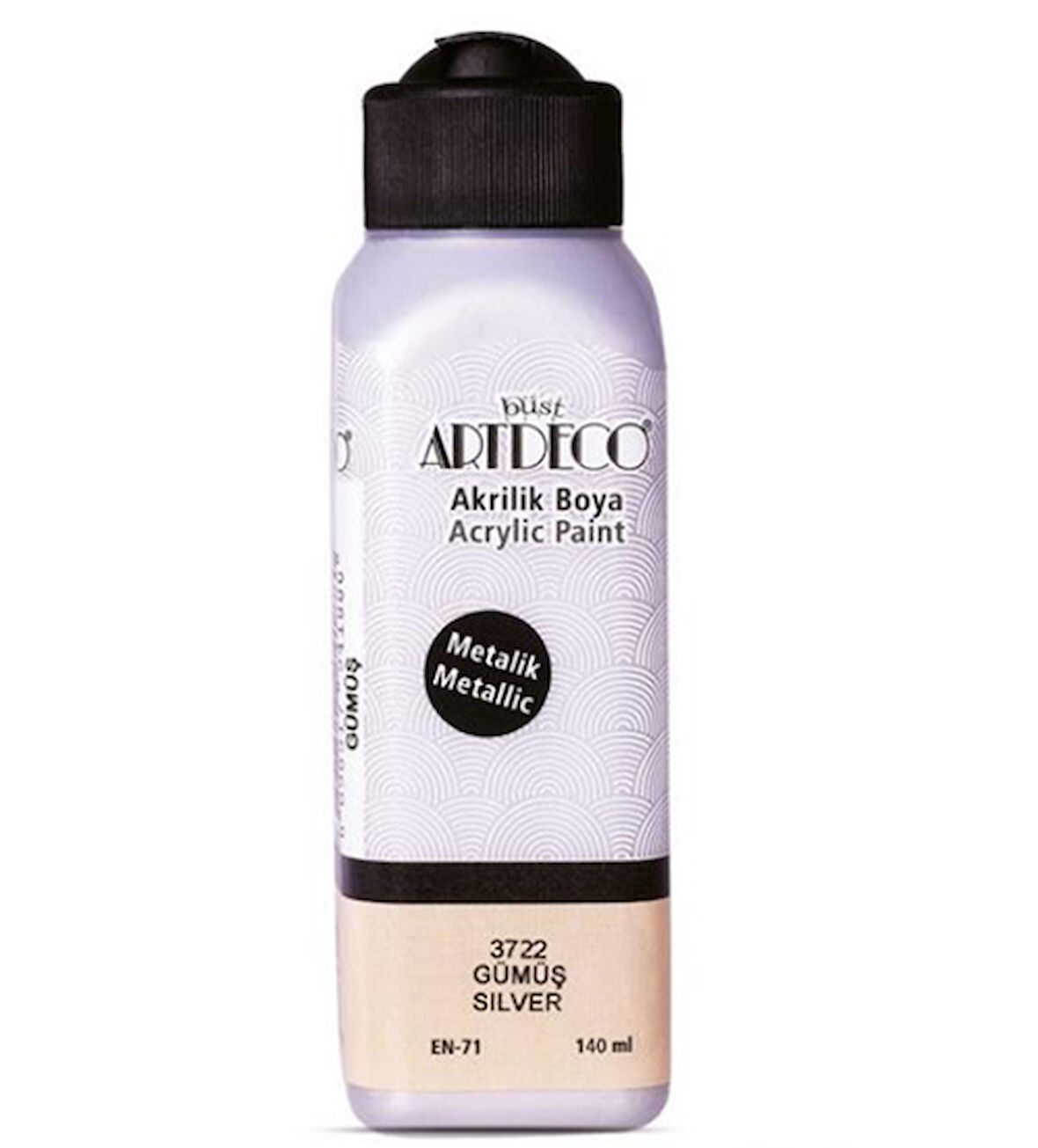 Artdeco Metalik Akrilik Boya 140 Ml Gümüş 2 adet