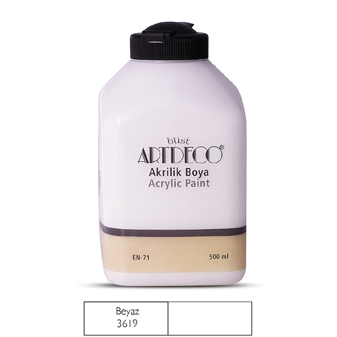 Artdeco Akrilik Boya 500Ml Beyaz - 2 adet