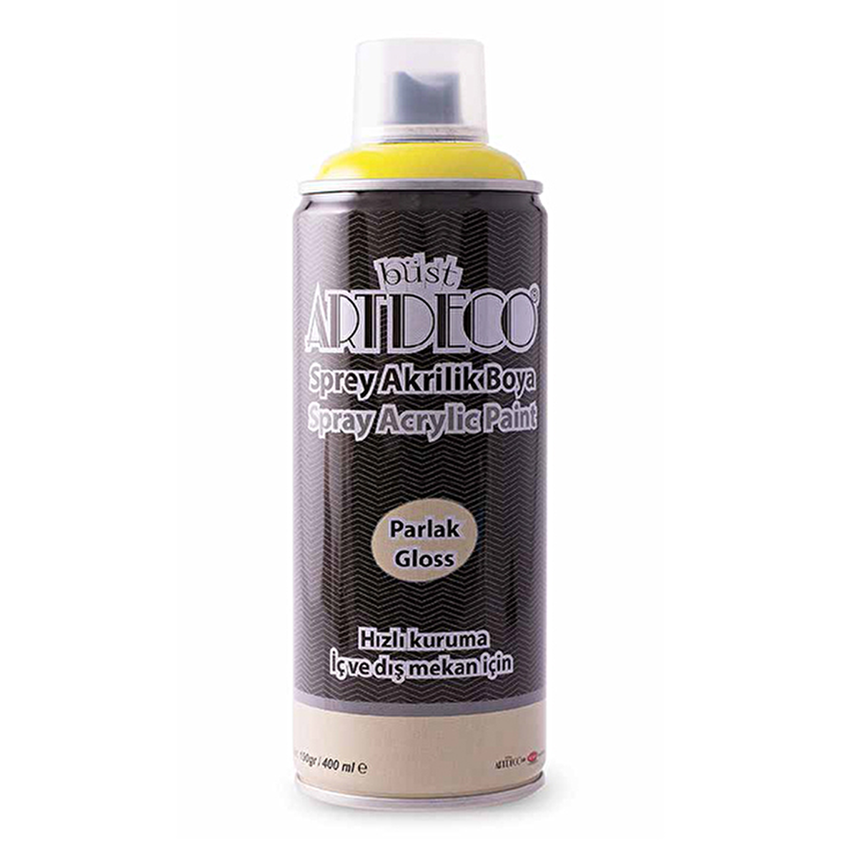Artdeco Akrilik Sprey Boya 400ml 160 Güneş Sarı