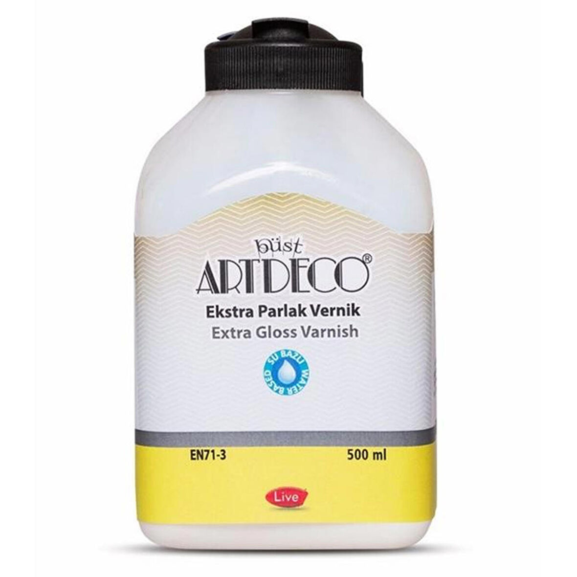 Artdeco 500 ml Ekstra Parlak Su Bazlı Vernik Y-073L-04