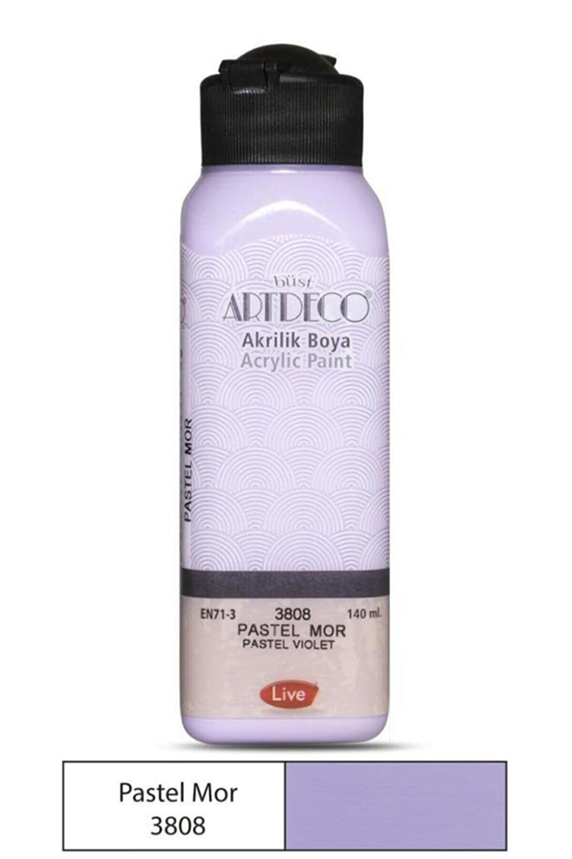 Artdeco Akrilik Boya Pastel 140 Ml Pastel Mor 3808