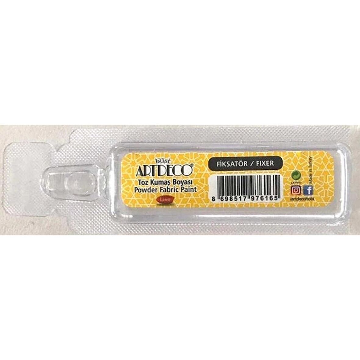 ARTDECO KUMAŞ BOYASI 13 GR. FİKSATÖR/ FIXER  Y-010T-1100