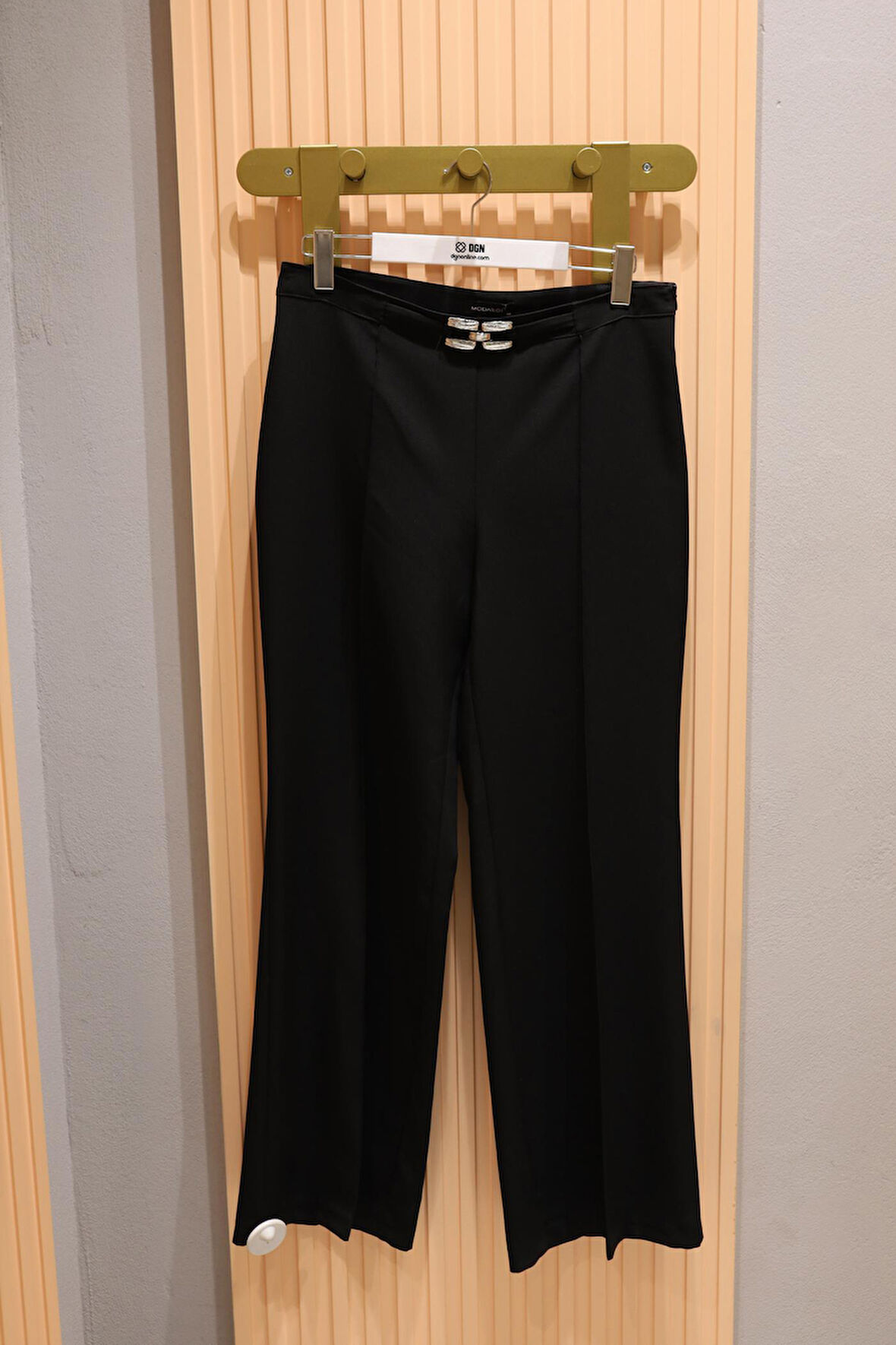 Modailgi Ilg231Pnt04545 Kadın Zincir Kemer Tokalı Pantolon