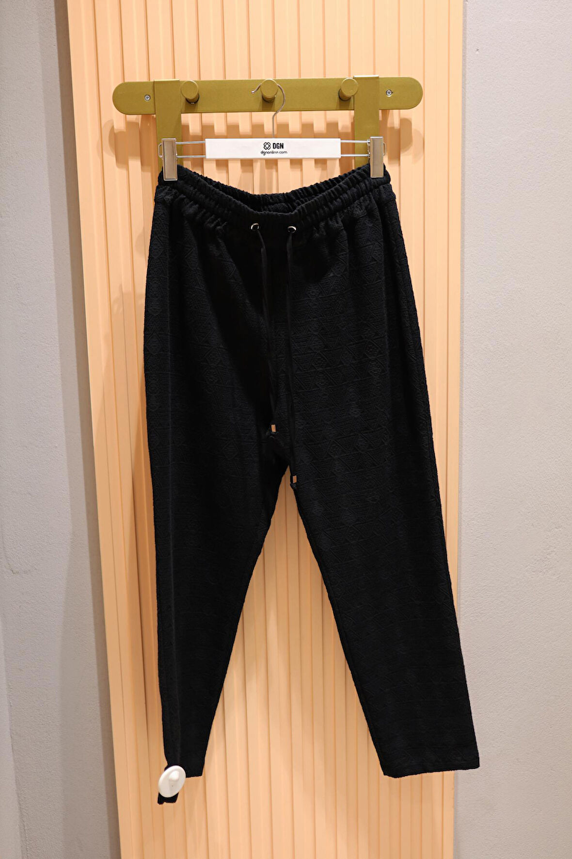 Modailgi Ilg240Pnt04088 Kadın Beli Lastikli Jakarlı Pantolon