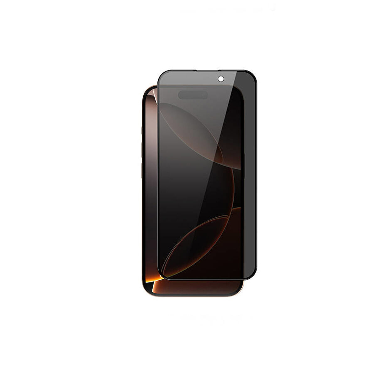 iPhone 16 Pro Max 5D Hayalet Privacy Lüx Dayanıklı Cam Ekran Koruyucu