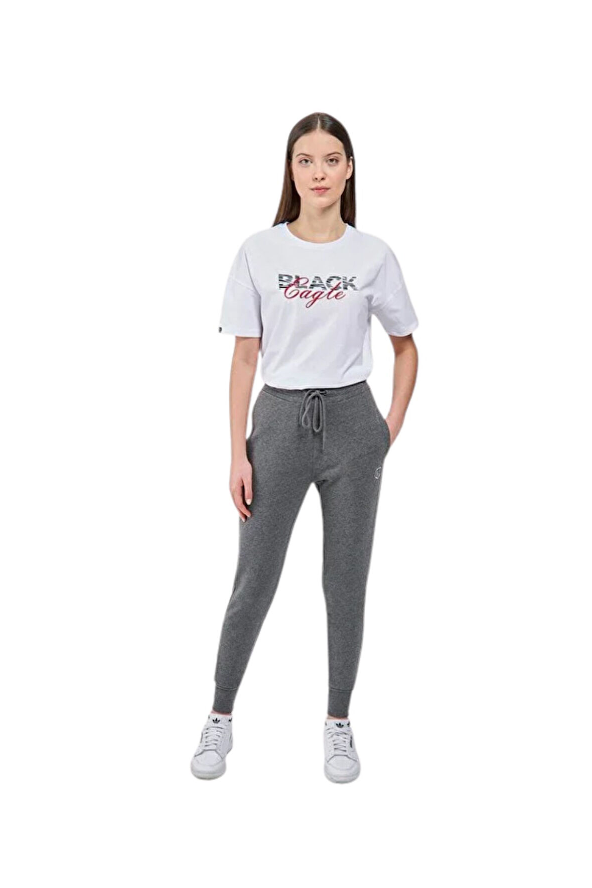 Beşiktaş Klasik Kadın Alt Gri Eşofman