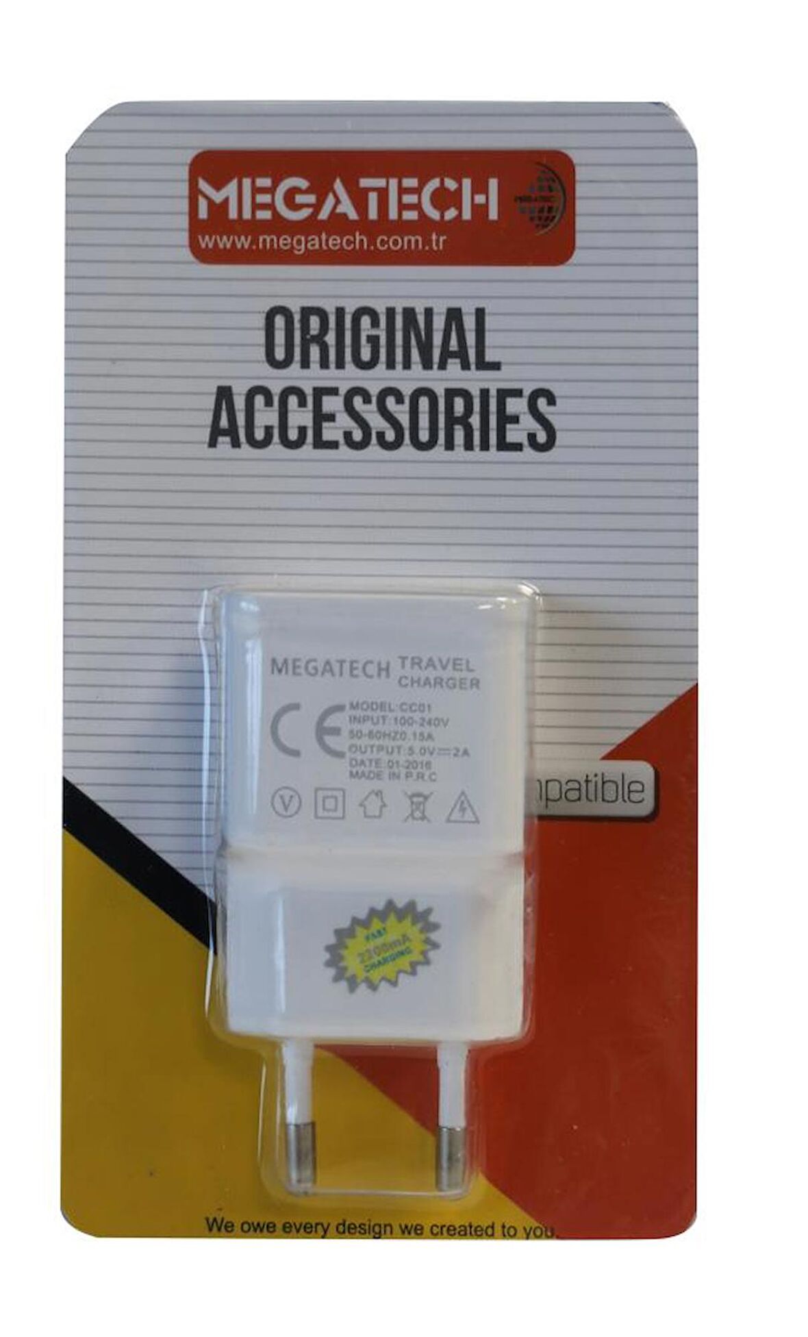 Elba Elb10 USB 10 Watt Hızlı Şarj Aleti Beyaz