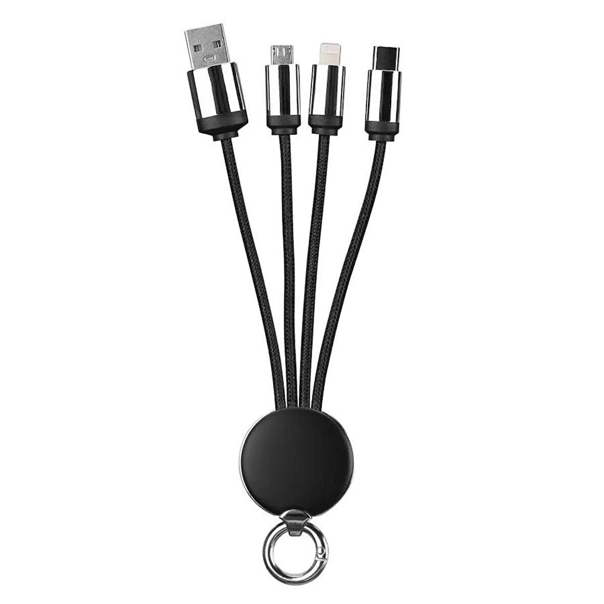 S Link Sl Cp110 20Cm 2A Microusb+Lightning+Typec 3 İn 1 Led Logolu Şarj Kablosu / Hytech