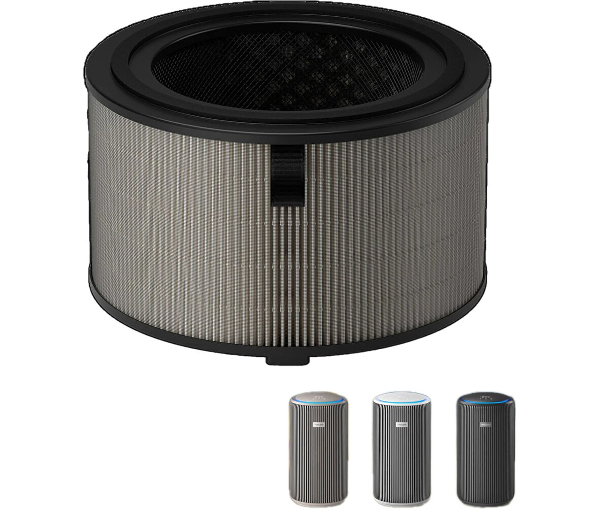 Purmed Philips 3200 Serisi AC3210, AC3220, AC3221  Uyumlu - FY3200/30 - 1 Adet Hepa + Karbon Filtre