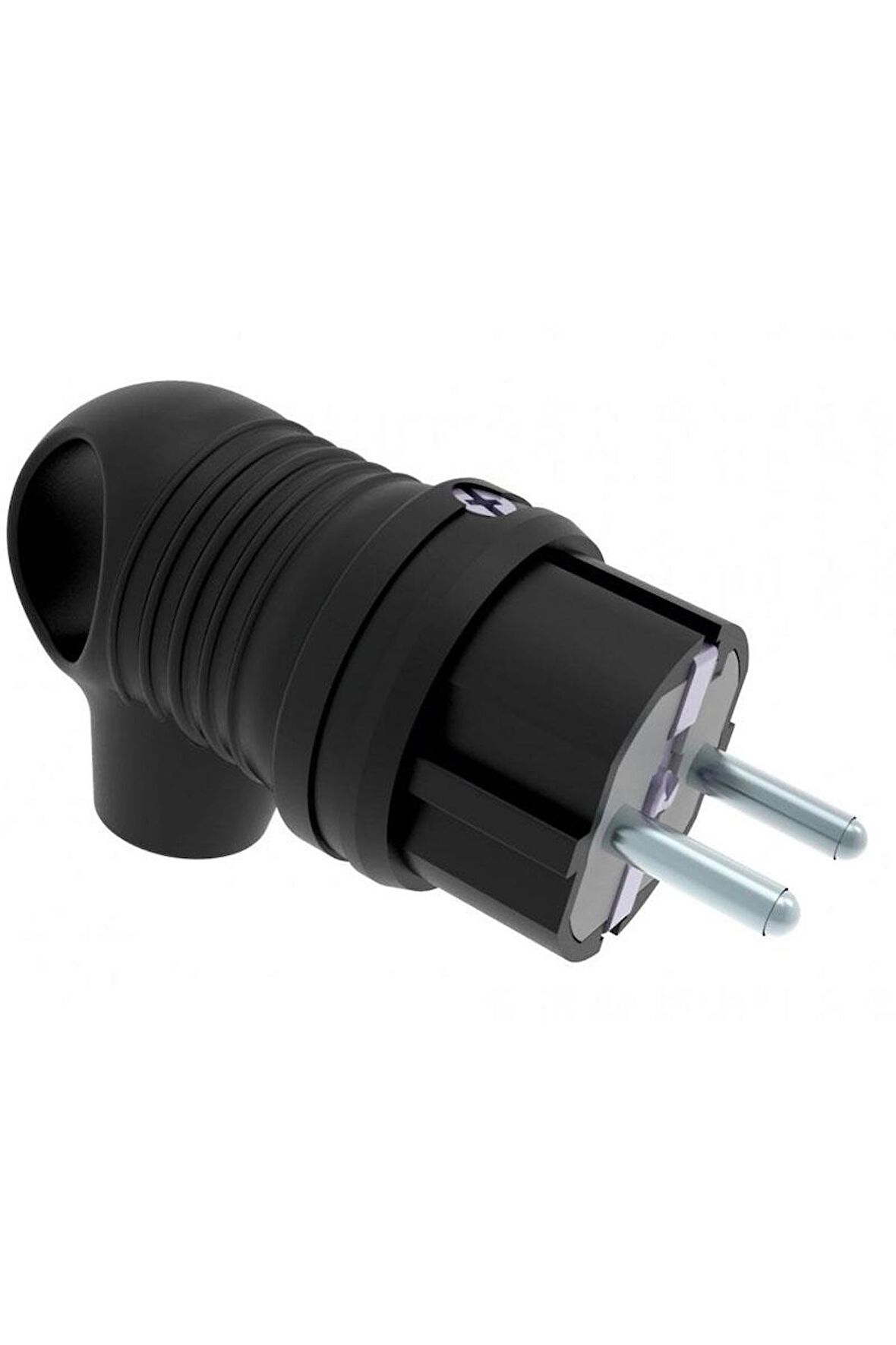 Bemis BK1-1402-2021 1x16A 2P+E 200 250V IP44 Monofaze Kauçuk Kuplu Eğik Fiş