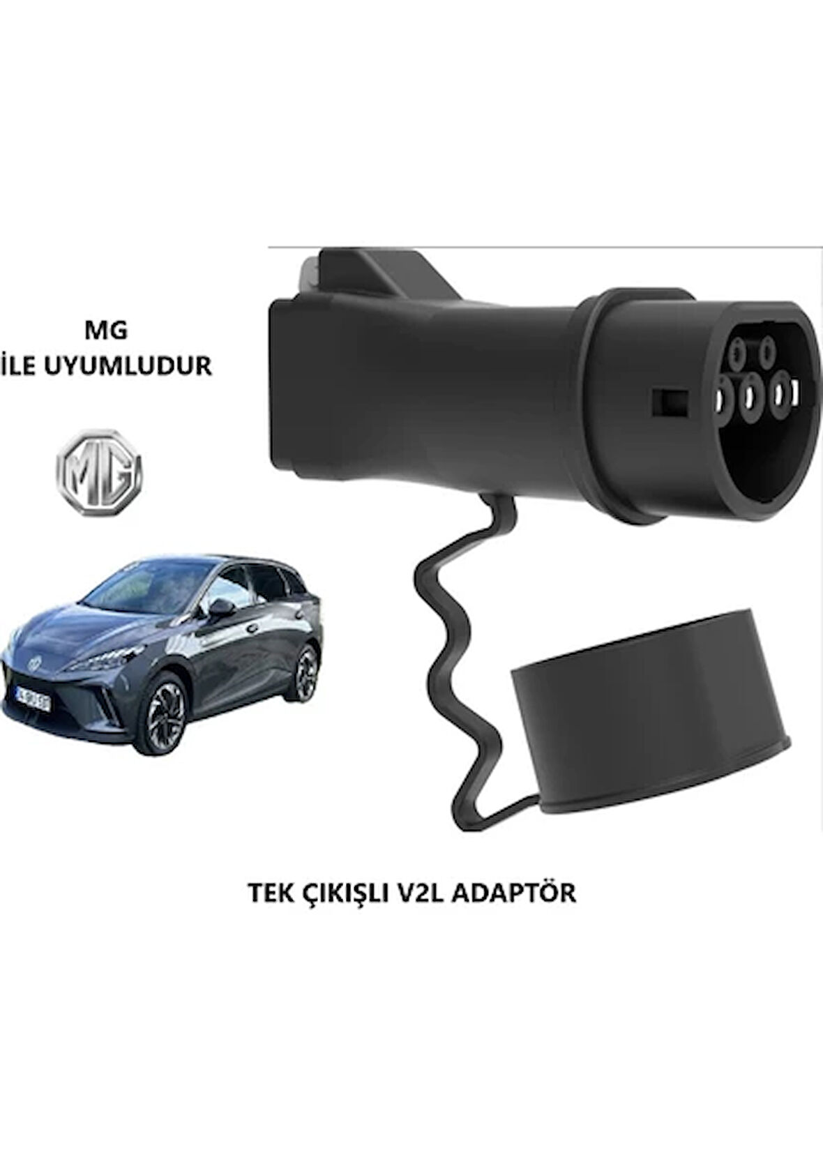 Bemis - Elektrikli Araçlardan Güç Alın: V2L Tek Çıkışlı Adaptör