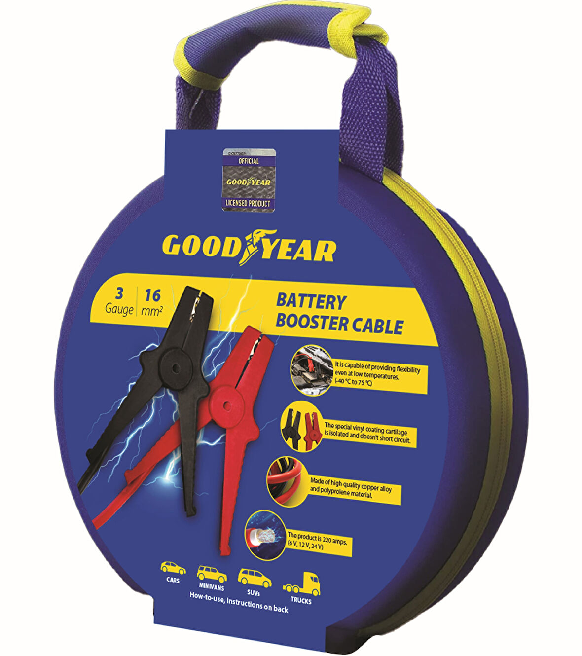 Unı Akü Takvıye Kablosu - Akü Takvıye Kablosu - Gdy 701036