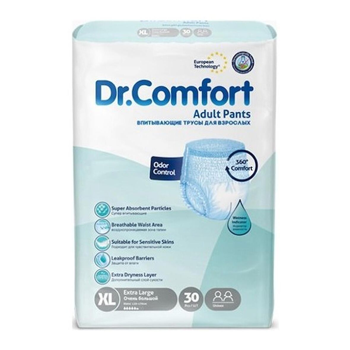 Dr.Comfort Emici Külot XLarge (Ekstra Büyük) Boy 30 Adet