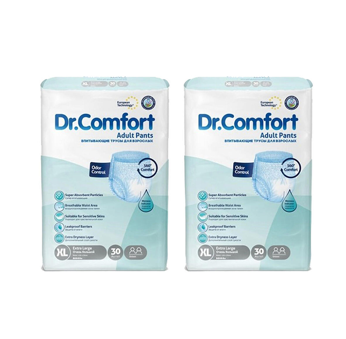 Dr.Comfort Emici Külot XLarge (Ekstra Büyük) Boy 60 Adet