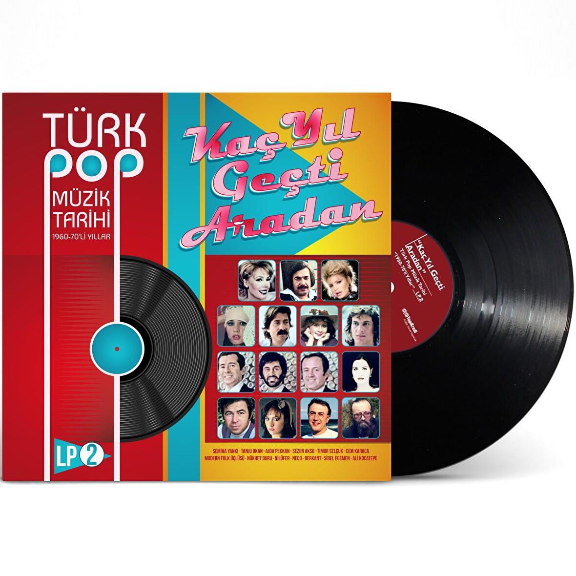 Türk Pop Müzik Tarihi 1960-70'lı Yıllar – LP Vol.2   (Plak)