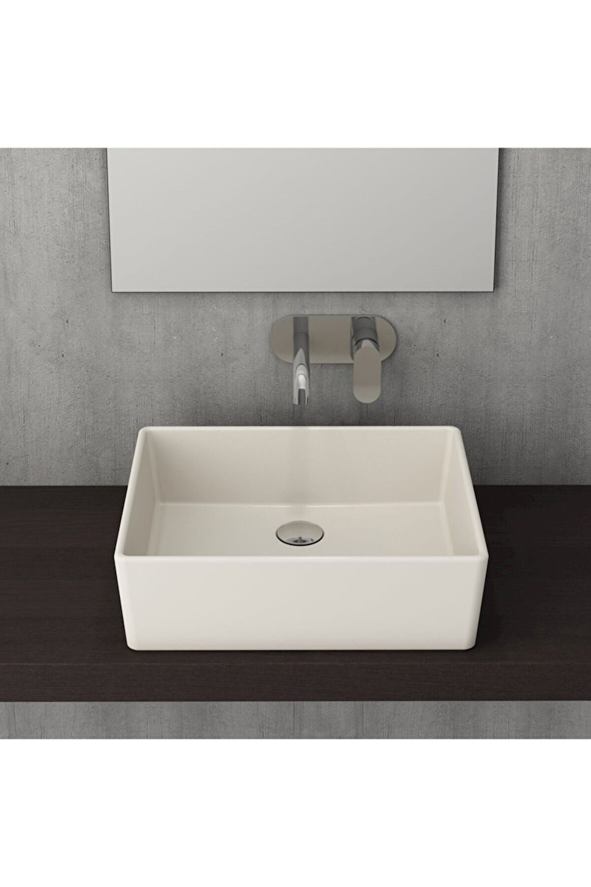 Milano 50 Cm Çanak Lavabo Parlak Bisküvi 1215-014-0125