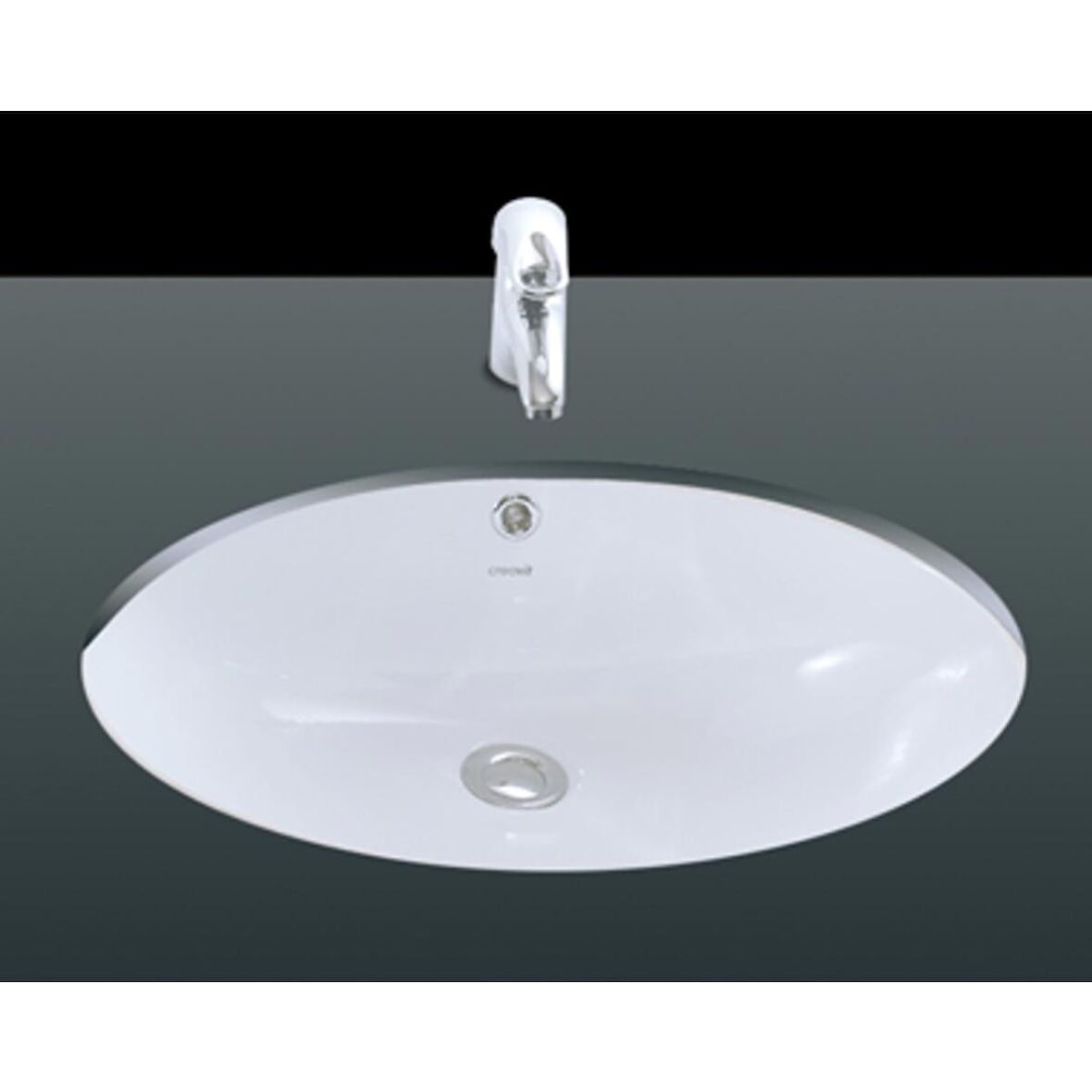 Creavit TP211 Tezgah Altı Oval Lavabo 33*43 cm Beyaz