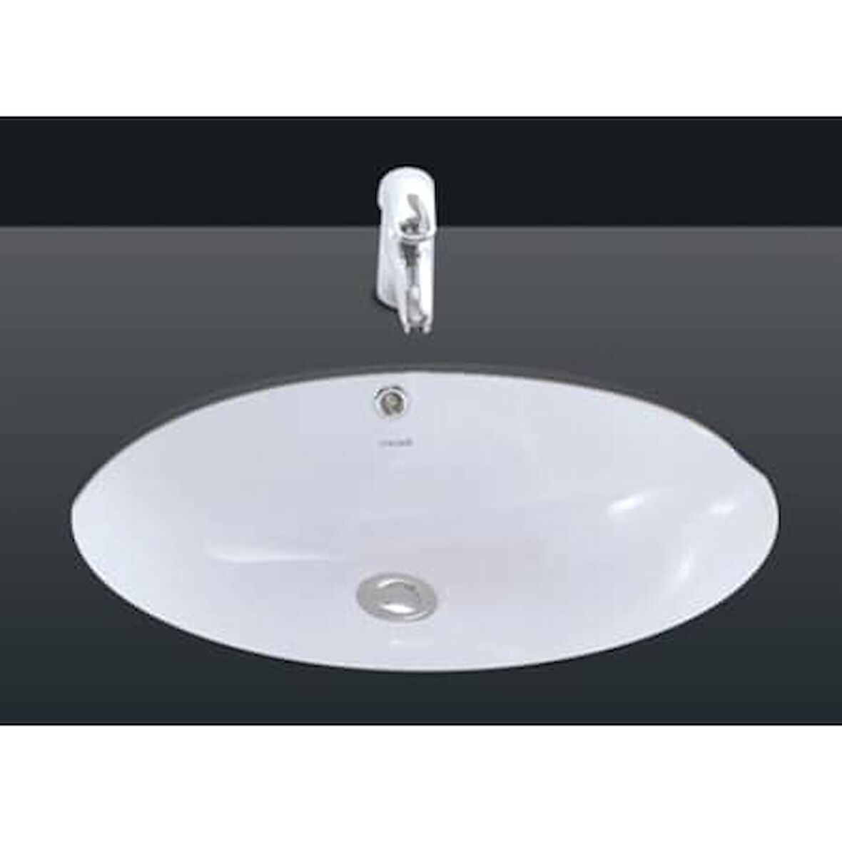 Creavit TP216 Tezgah Altı Oval Lavabo 37*51 cm Beyaz