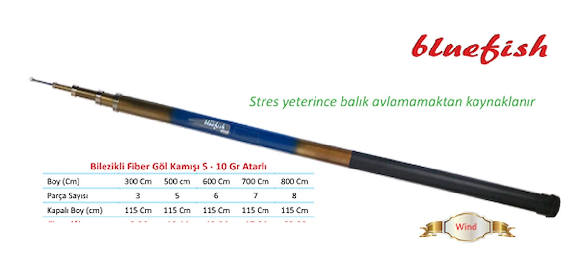 BLUEFISH WIND 600CM OLTA KAMISI