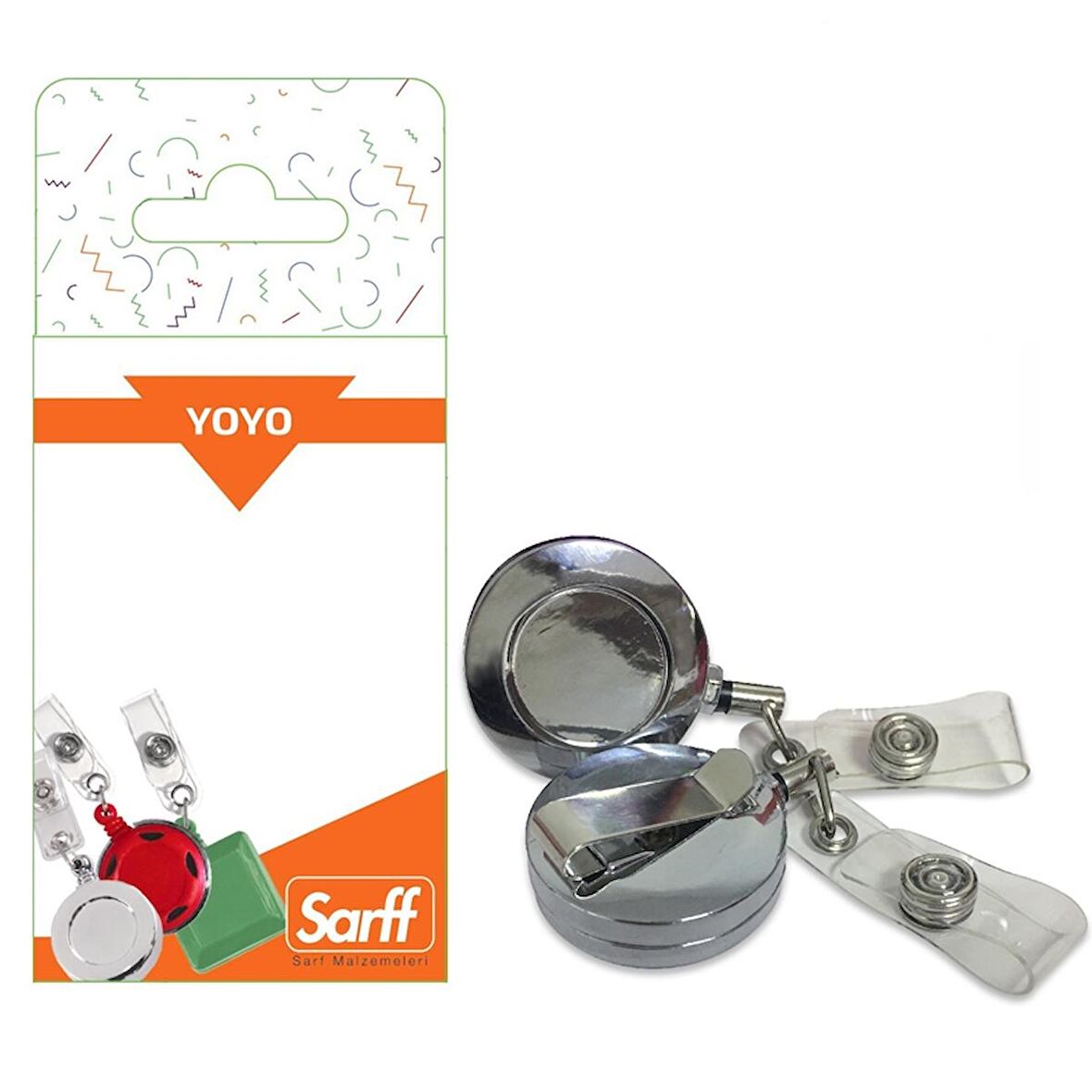 SARFF YUVARLAK KANCALI METAL YOYO 2Lİ BLİSTER