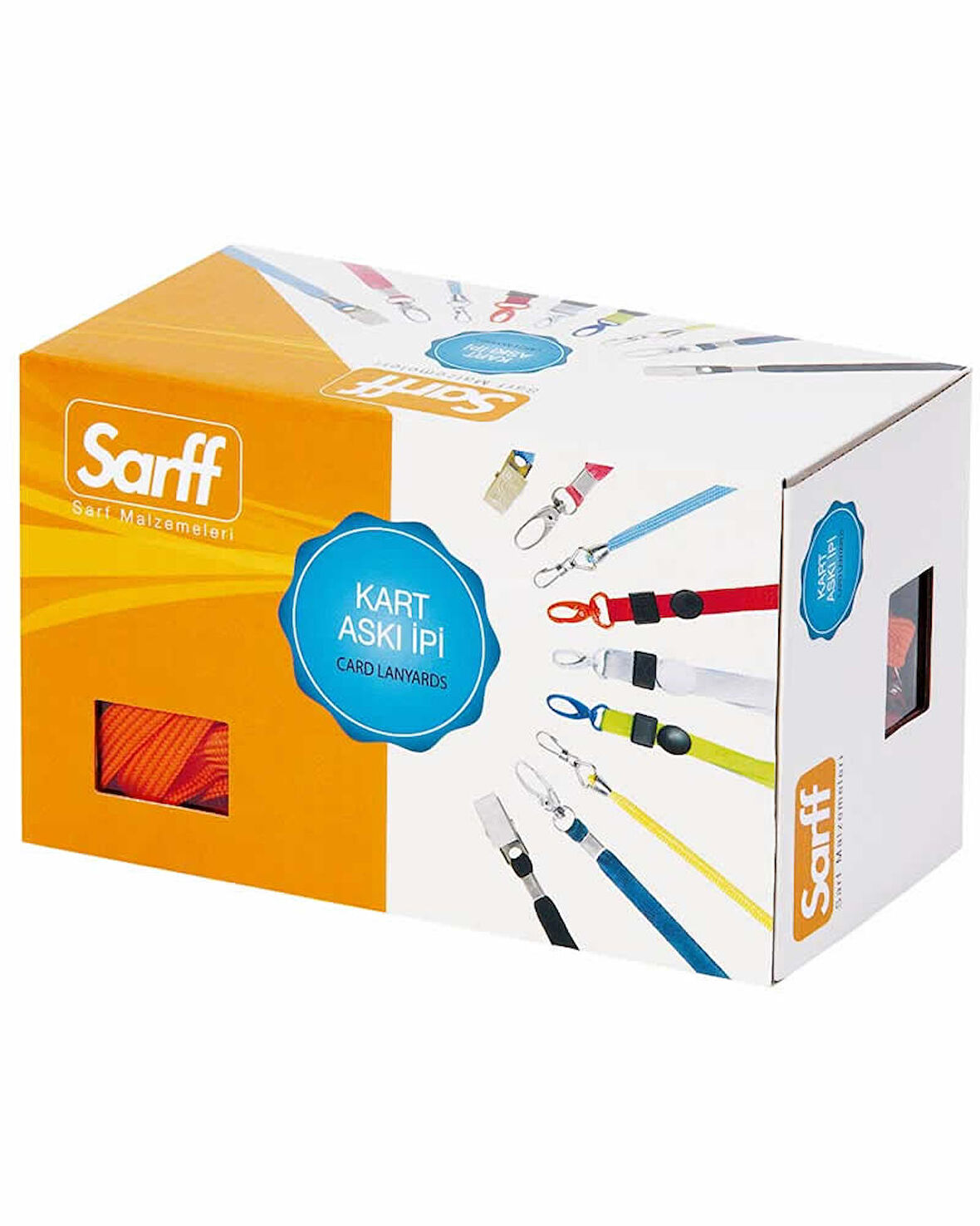 Sarff KEJEA T-12571 KIRMIZI KENDİN Klipsli Askı İpiELA 50 Adet