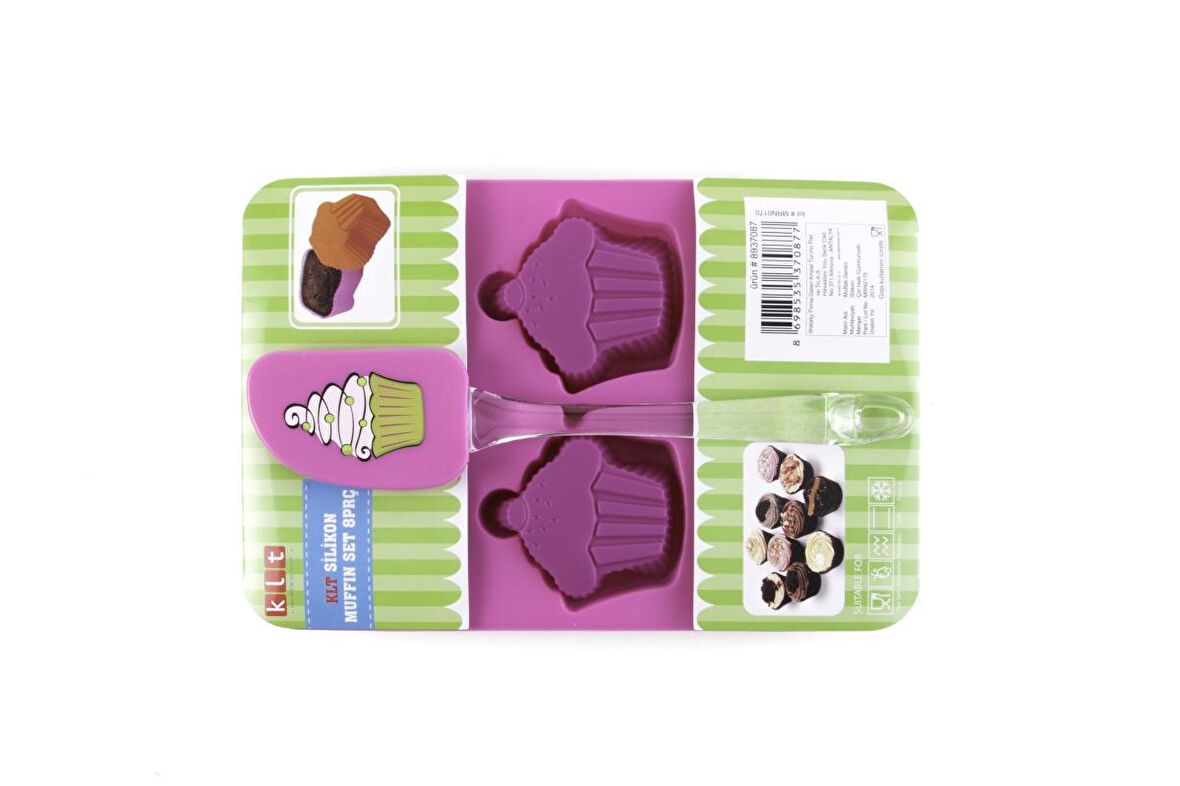 Klt Silikon Muffin Set 8 Parça