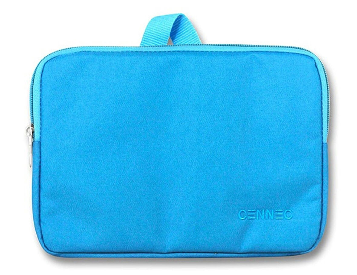 Cennec Yatay Erkek Mavi Tablet Çantası (Maksimum 10,9 inç Tabletler İçin Uygun)
