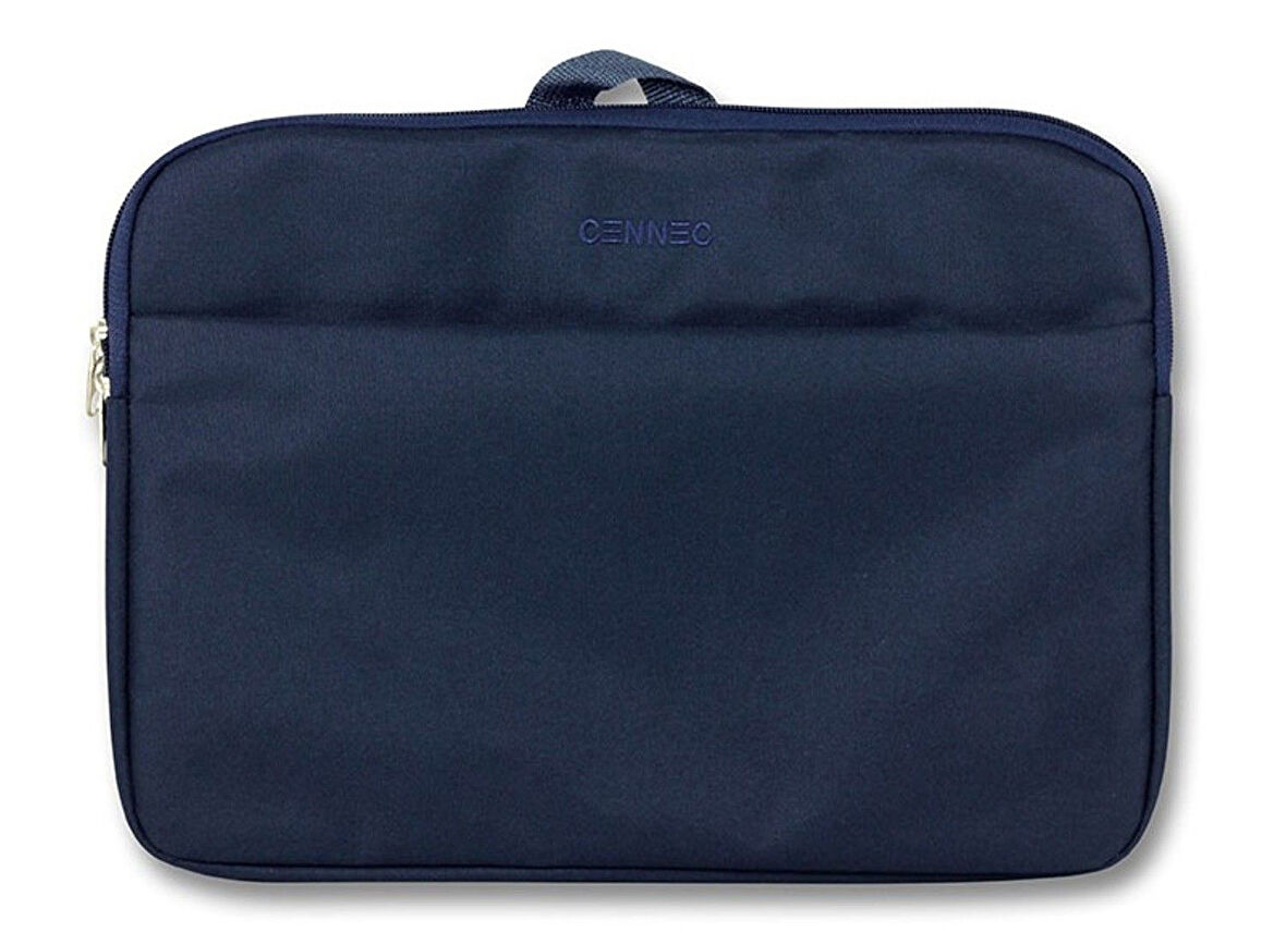 Cennec Yatay Lacivert 15,6 inc Uyumlu Erkek Laptop/Notebook ve Evrak Çantası