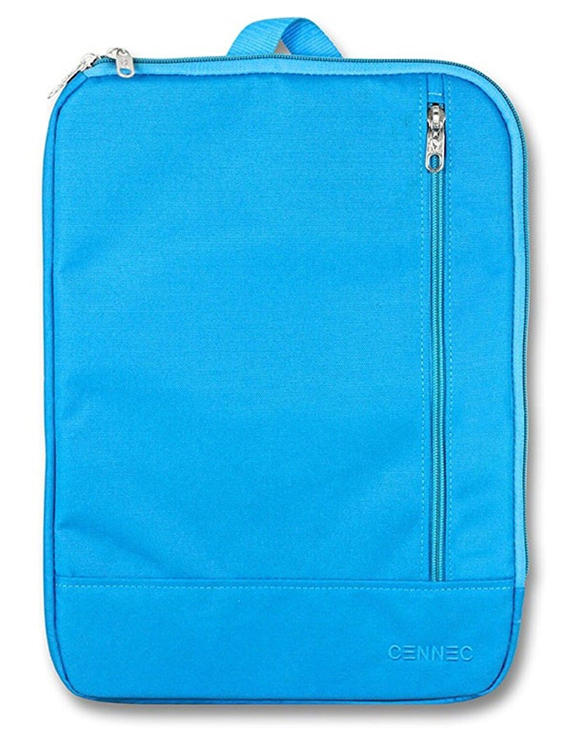 Cennec Dikey Mavi Evrak ve Laptop/Notebook Çantası - 15,6 inç Uyumlu - Erkek