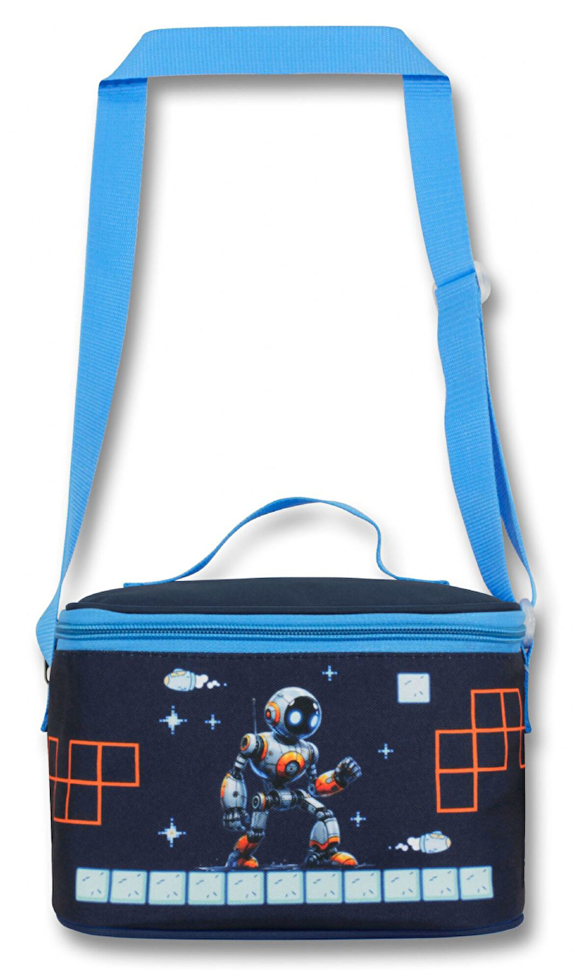 Ümit Çanta Erkek Çocuk Beslenme Çantası (Thermo Isı Yalıtımlı) - Oyun Konsolu - Mavi Siyah -  5031