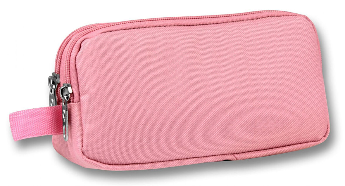 Ümit Çanta Kız Çocuklar İçin İki Bölmeli Kalemlik - Pembe - 5123