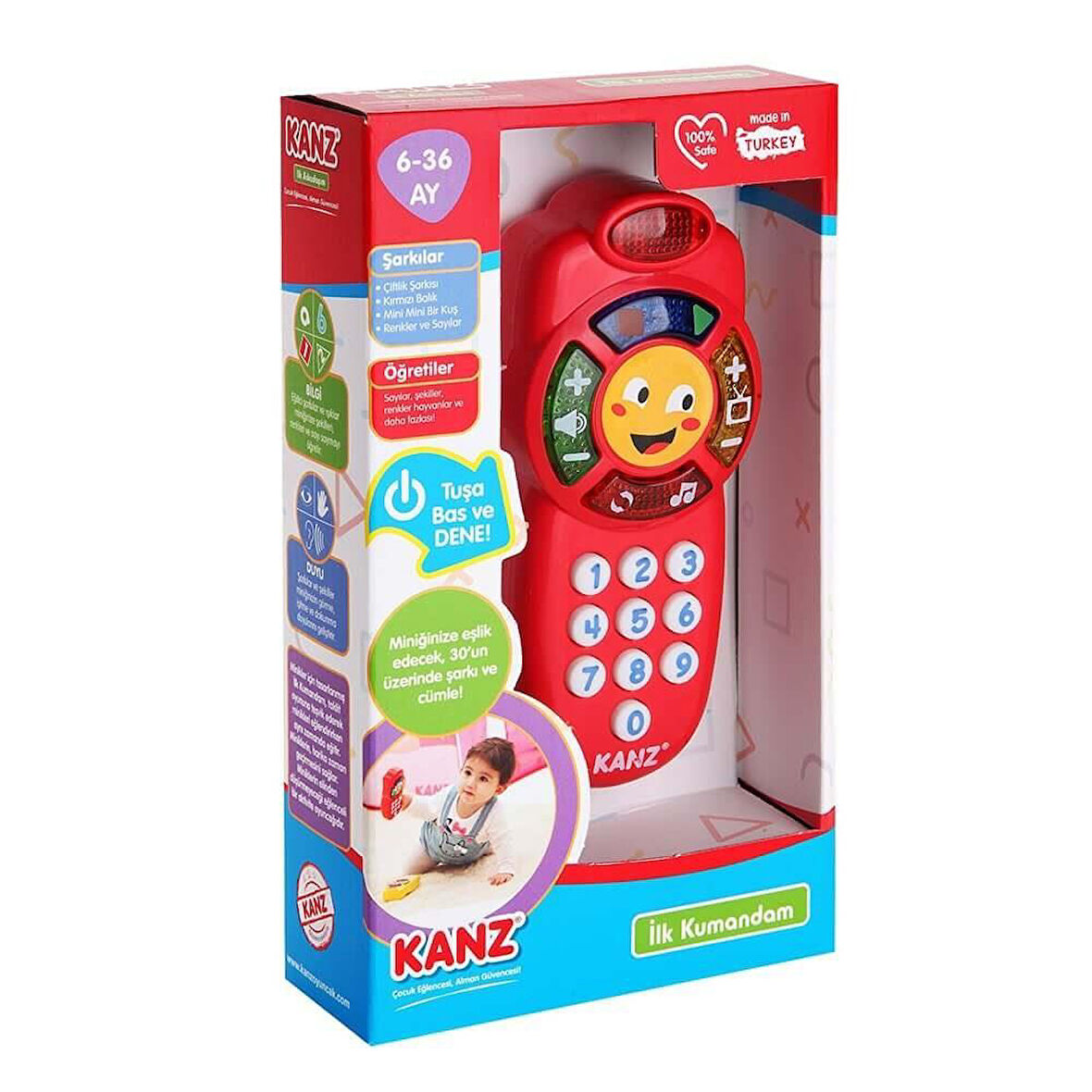 Lets Be Child İlk Kumanda - KNZ-30512-KIRMIZI