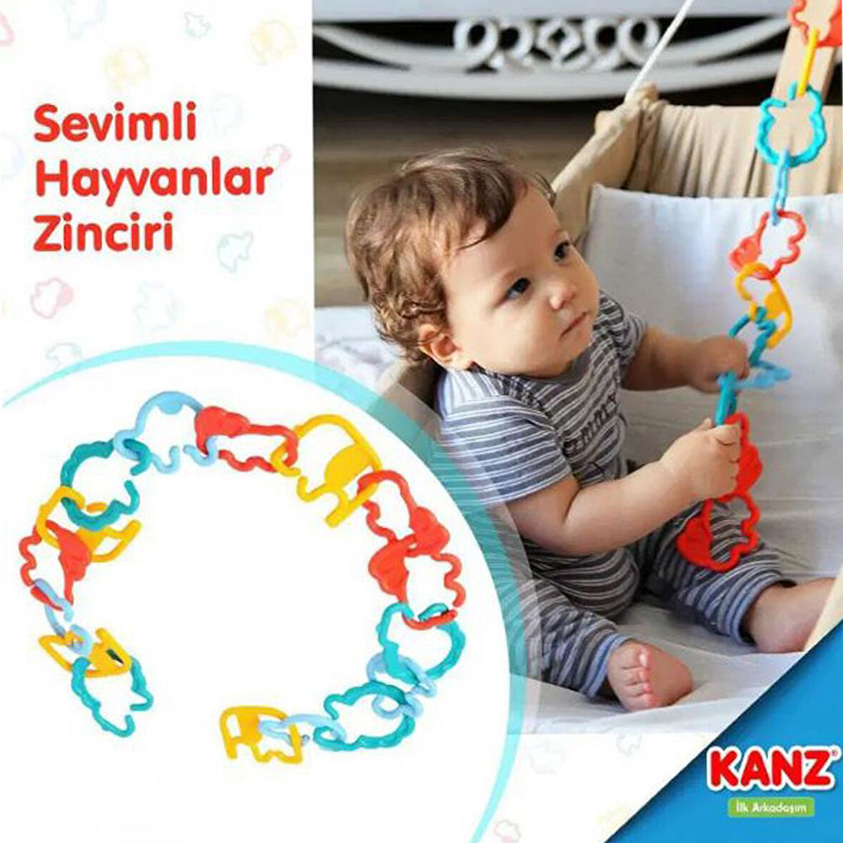 Kanz Sevimli Hayvanlar Zinciri 16 Parça