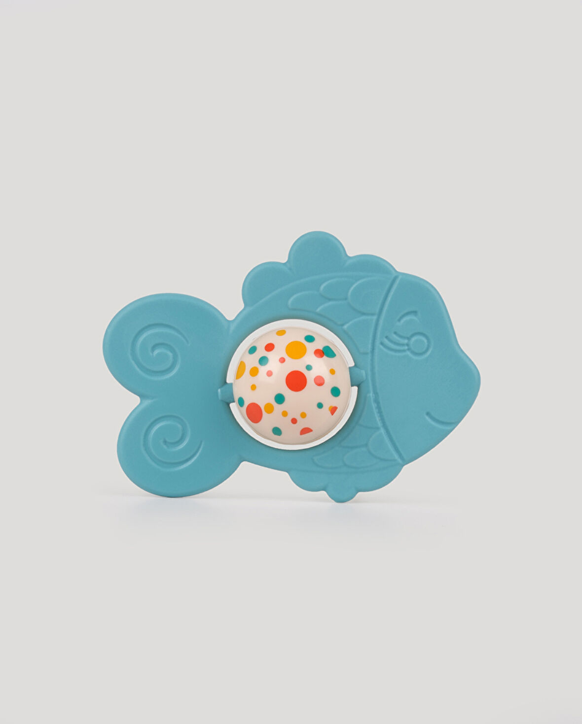 Arkadaşım Balık Diş Kaşıyıcı Çıngırak-Turkuaz