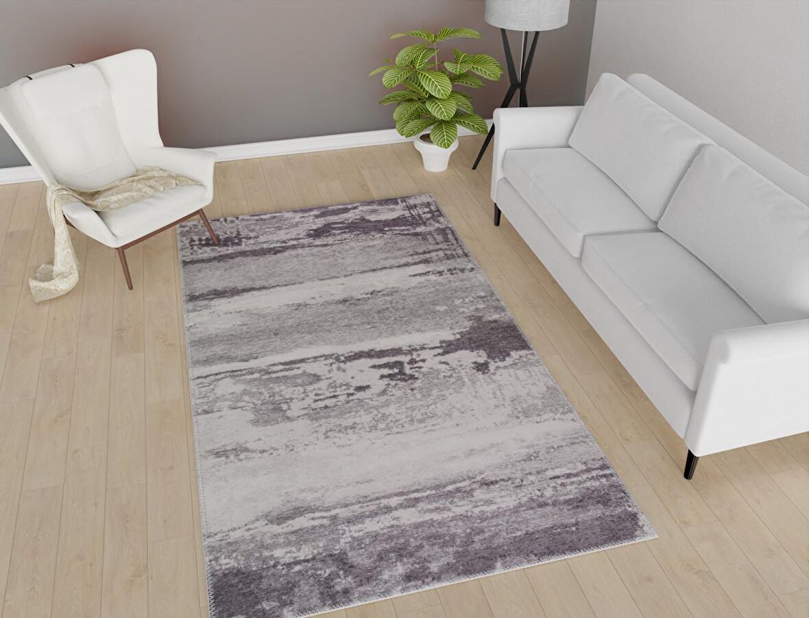 Vitaus Kaymaz Tabanlı Yıkanabilir Halı KRN-9544-80x120