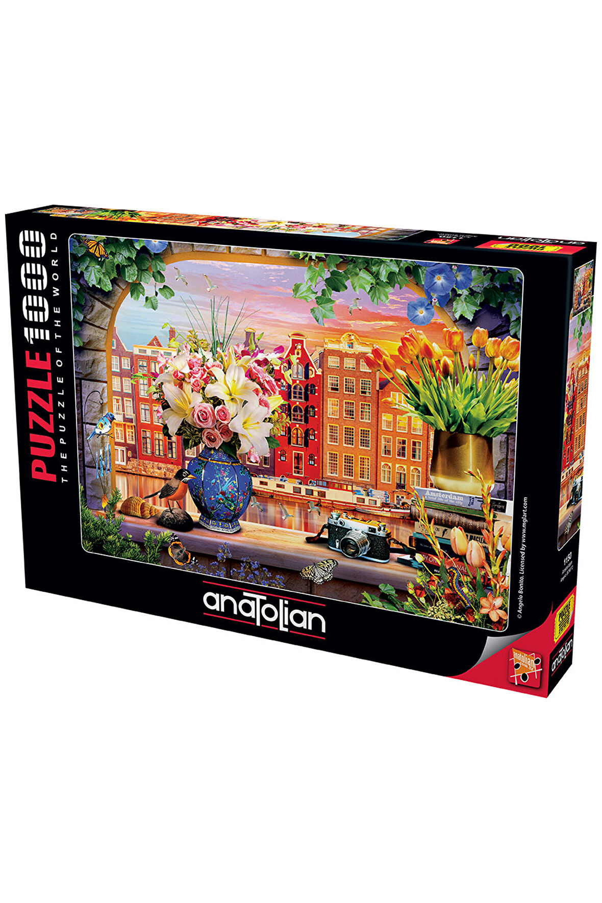 Amsterdam 1150 14+ Yaş Küçük Boy Puzzle 1000 Parça