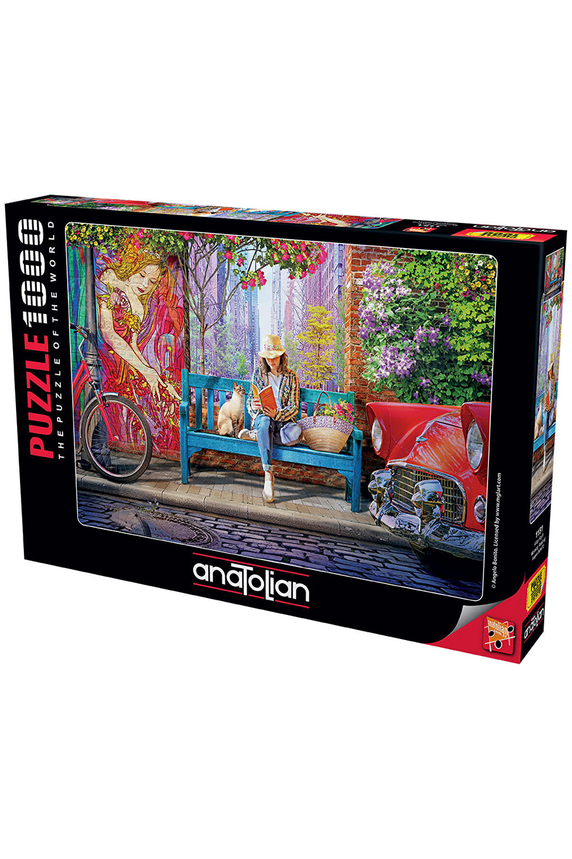 Kitap Keyfi 1151 14+ Yaş Küçük Boy Puzzle 1000 Parça