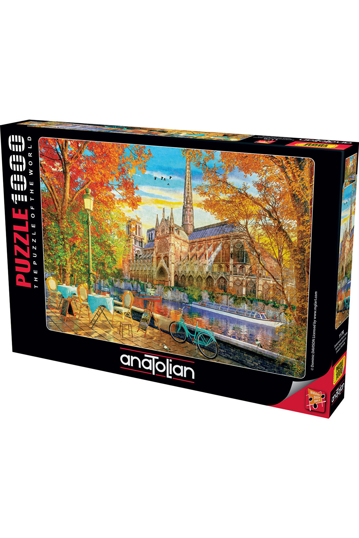 Anatolian 1000 Parçalık Puzzle / Sonbaharda Notre Dame - Kod 1176