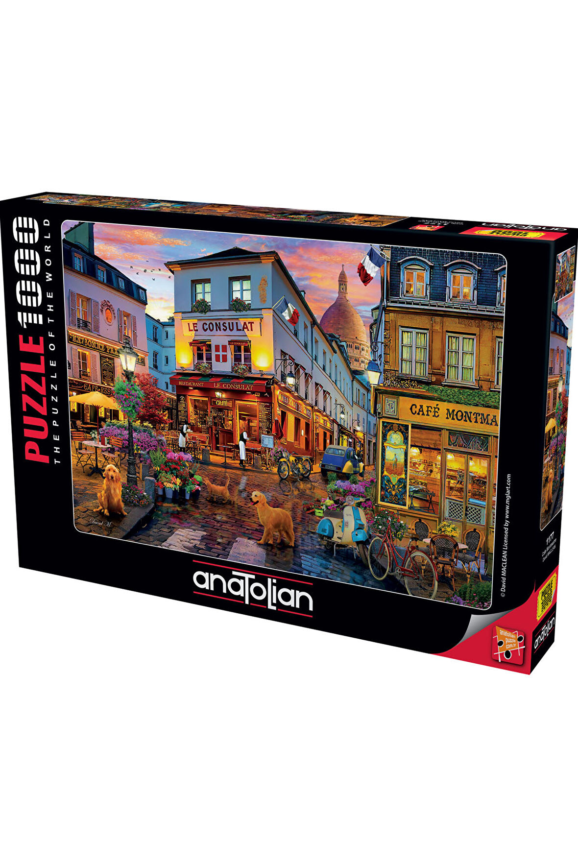 Anatolian 1000 Parçalık Puzzle / Cafe Montmartre - Kod 1177