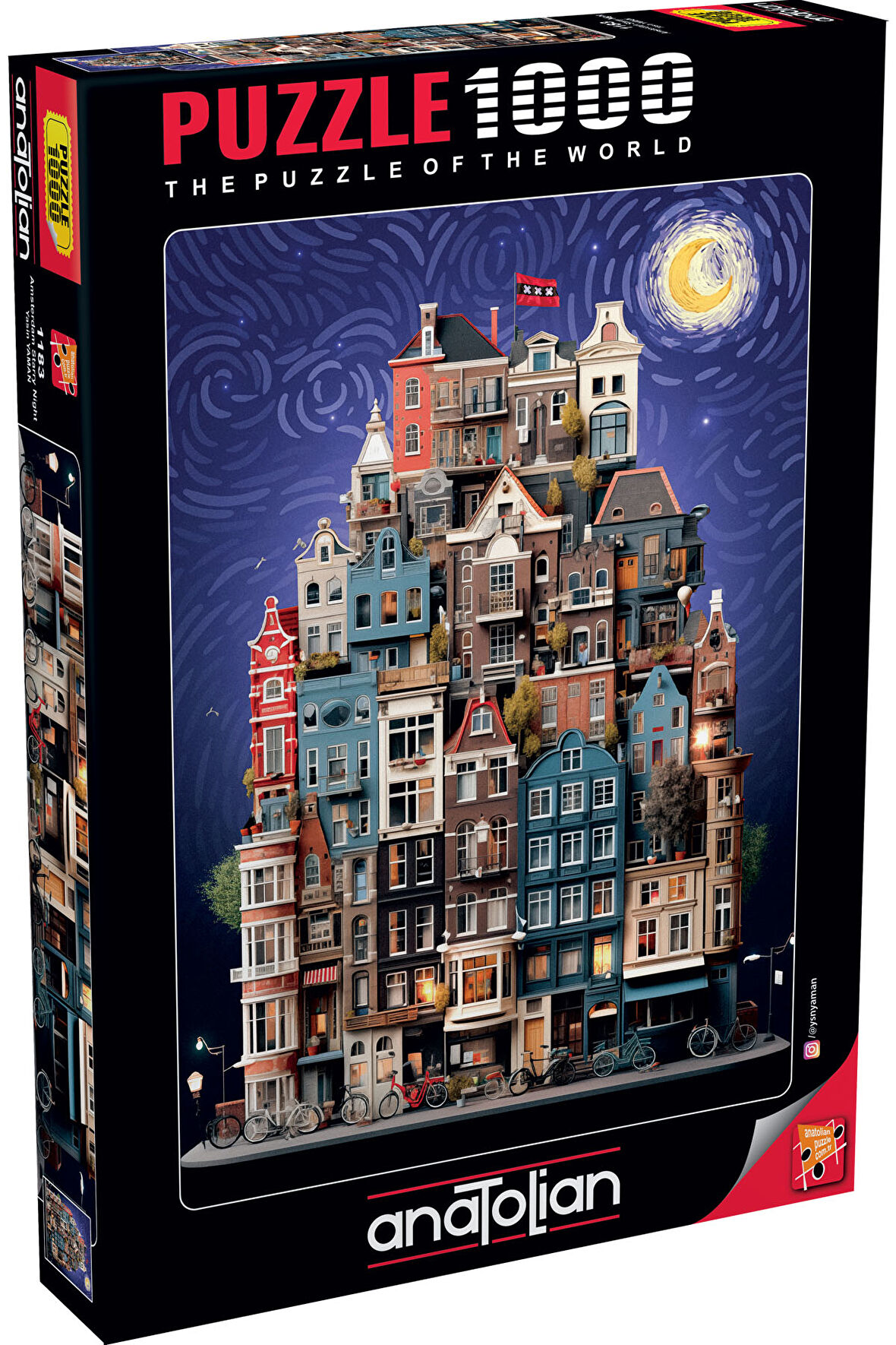 Anatolian 1000 Parçalık Puzzle / Amsterdam Starry Night - Kod 1183