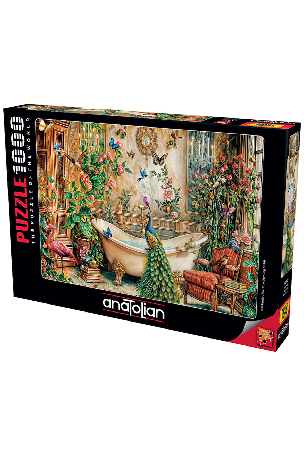 Anatolian 1000 Parçalık Puzzle - Tavuskuşu 1210