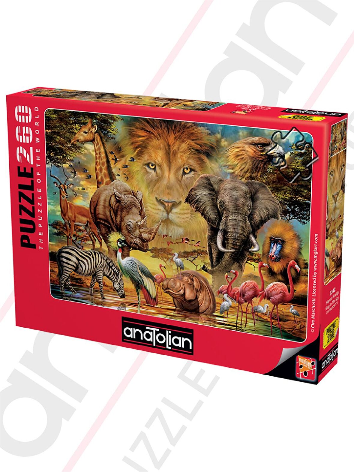 Anatolian 260 Parça XL Puzzle - Hayvan Krallığı 3342