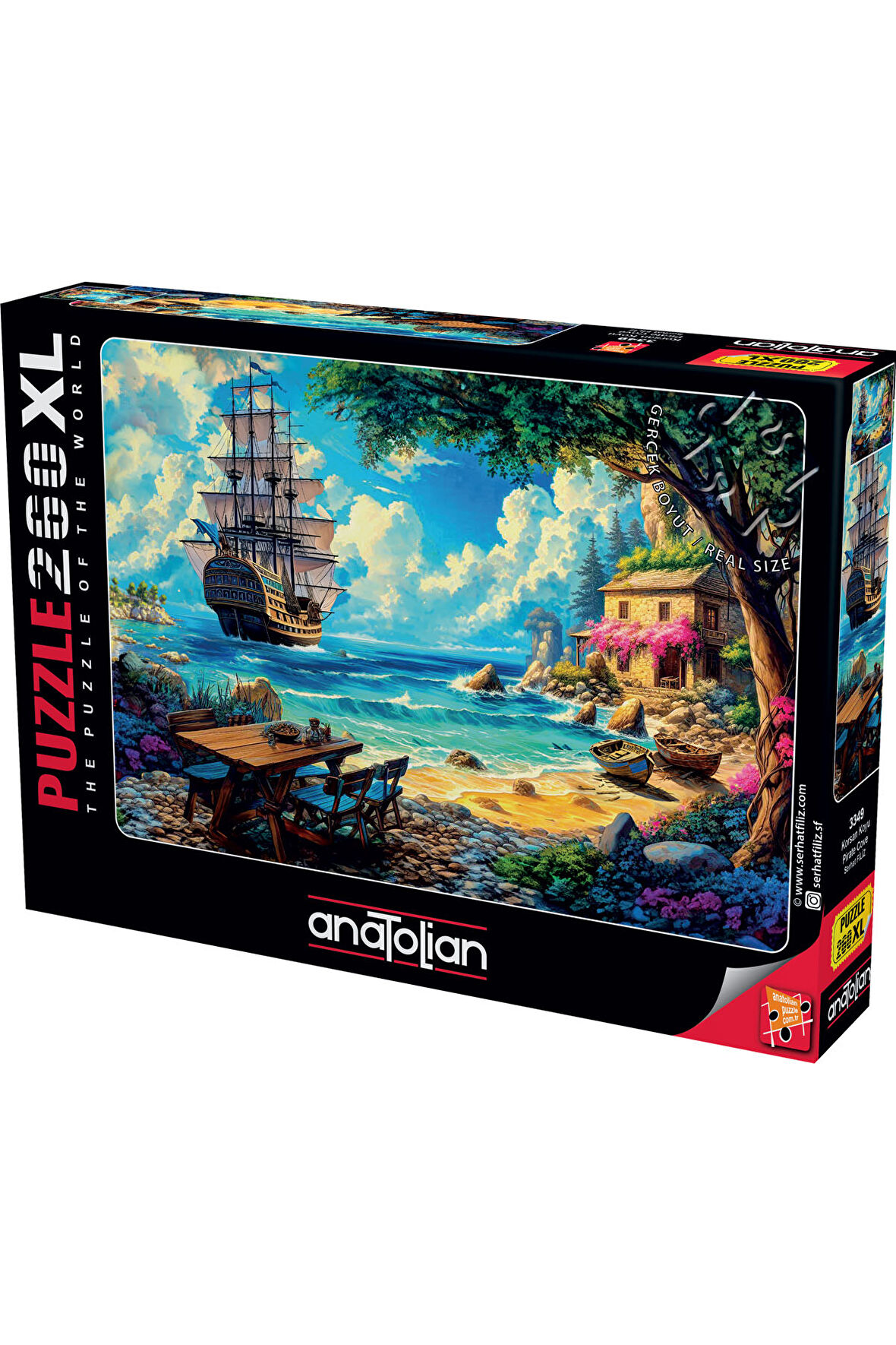 Anatolian 260 Parçalık Puzzle / Korsan Koyu - Kod 3349