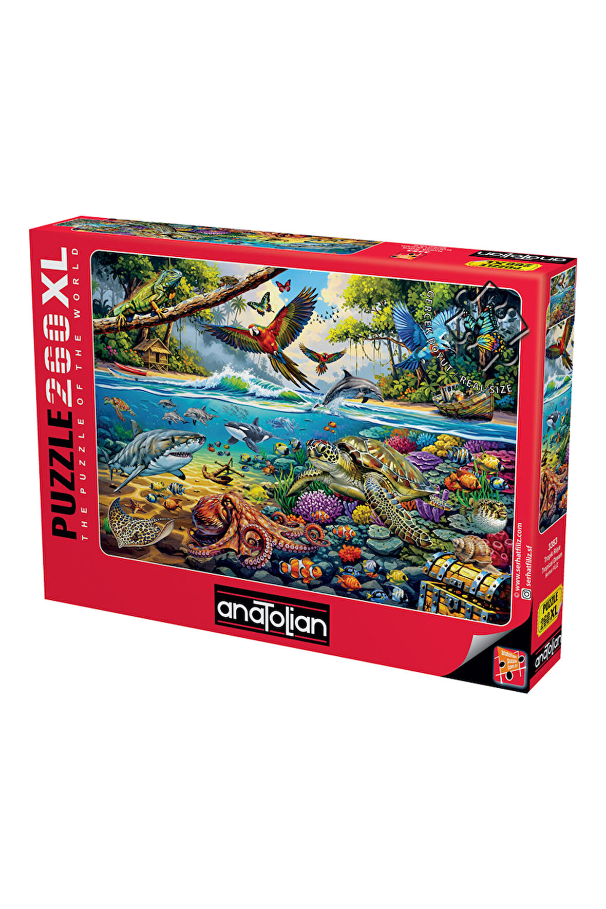 Anatolian 260 Parça XL Puzzle - Tropik Rüya 3353