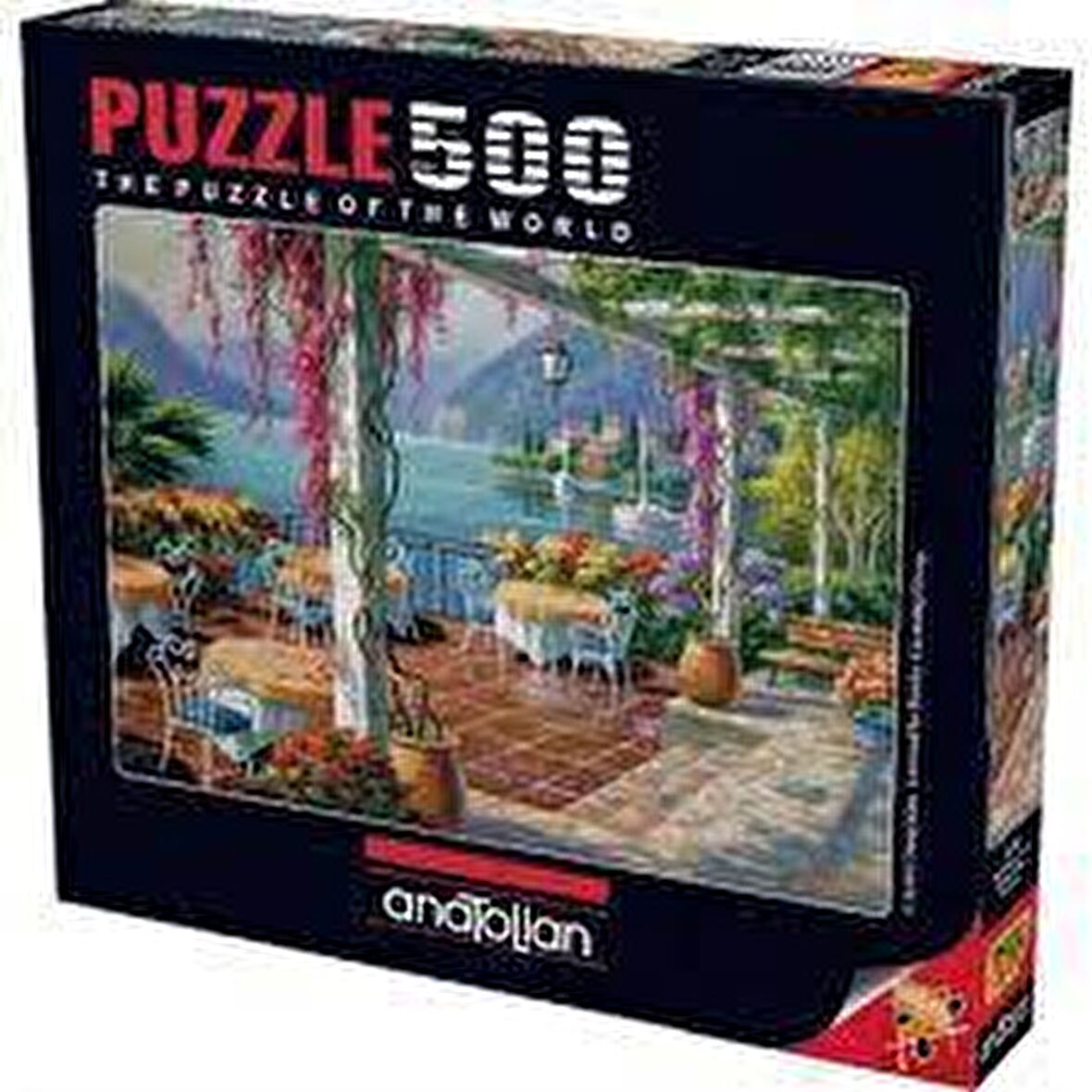 Anatolian 500 Parçalık Puzzle - Mor Salkımlı Teras 3578