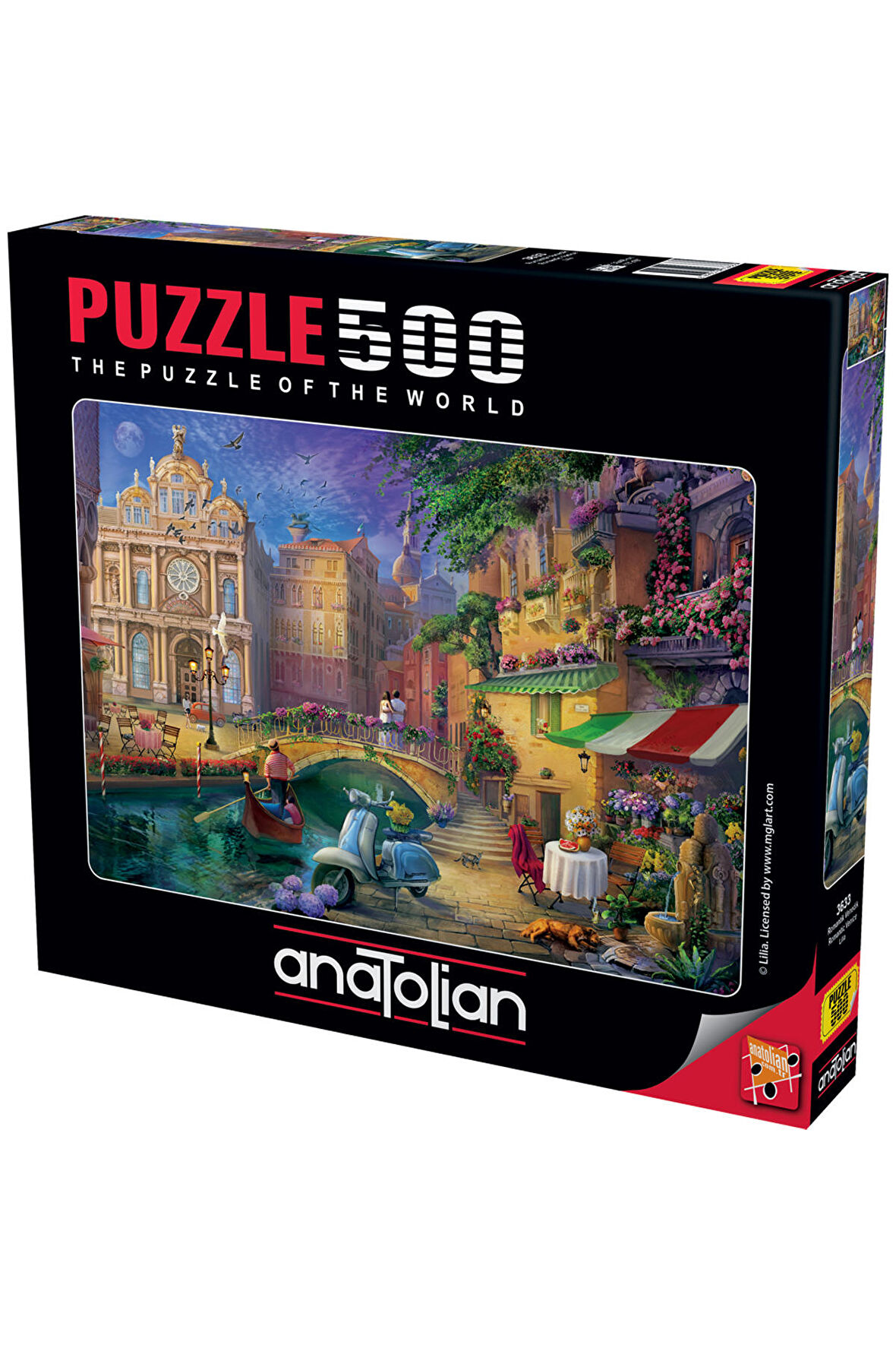 Romantik Venedik 3633 14+ Yaş Orta Boy Puzzle 500 Parça