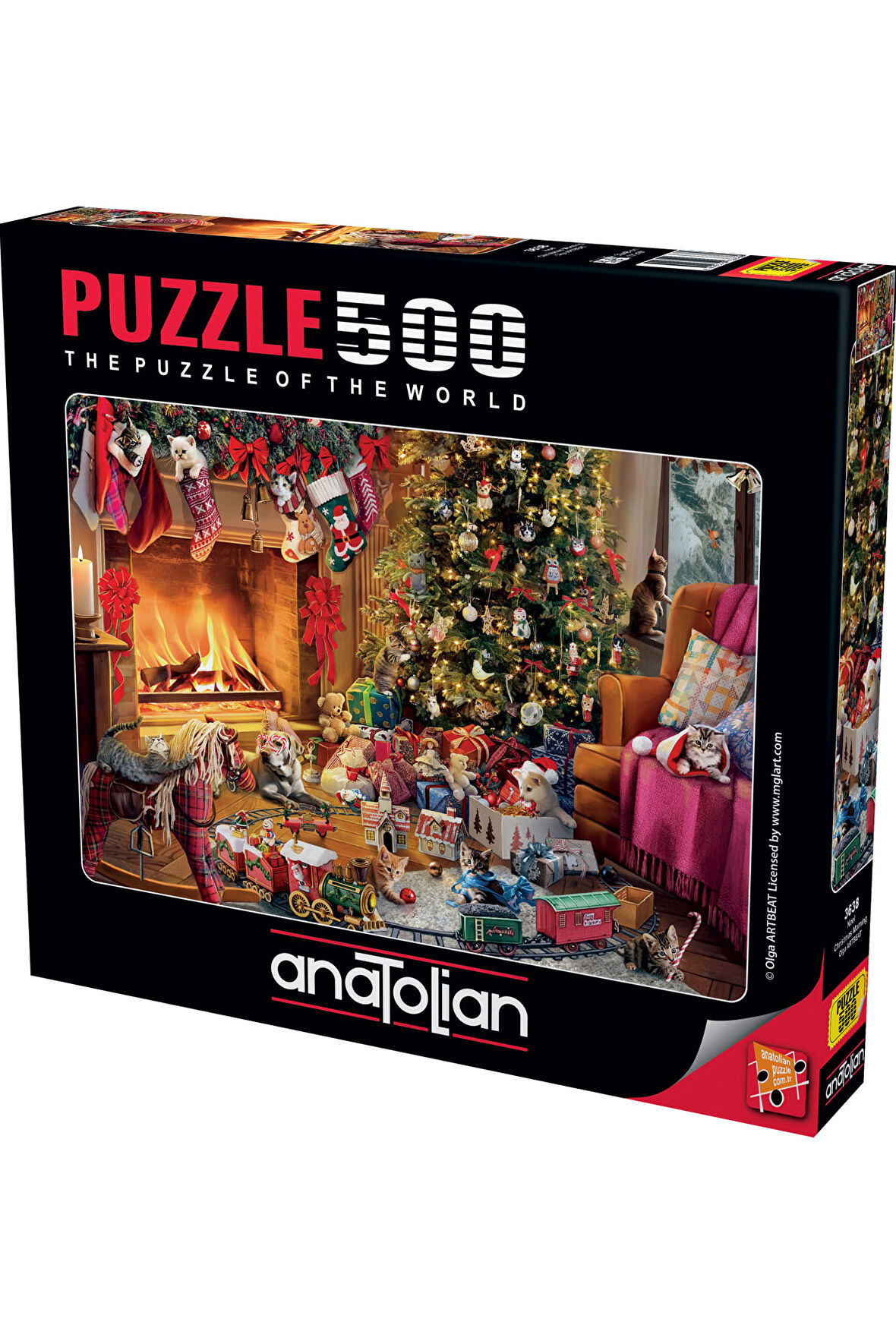 Anatolian 500 Parçalık Puzzle / Noel - Kod 3638