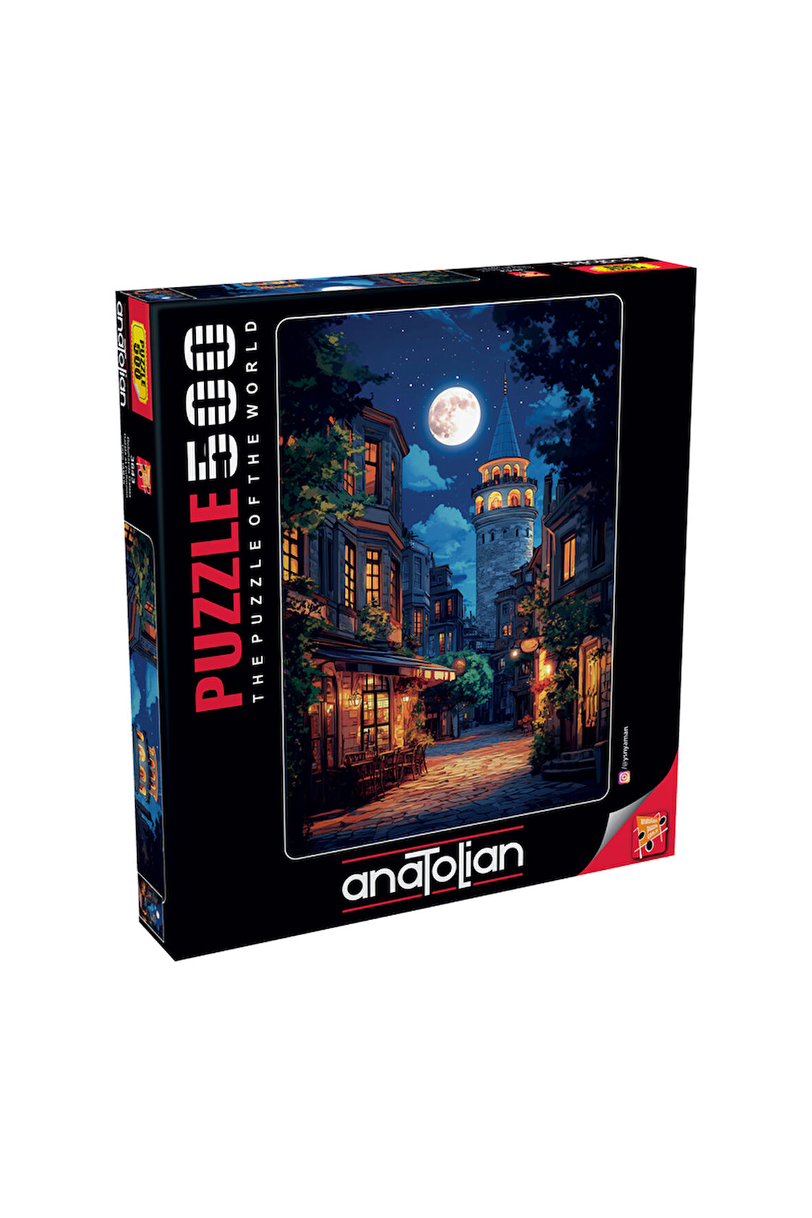 Anatolian 500 Parçalık Puzzle - Dolunayda Galata 3643