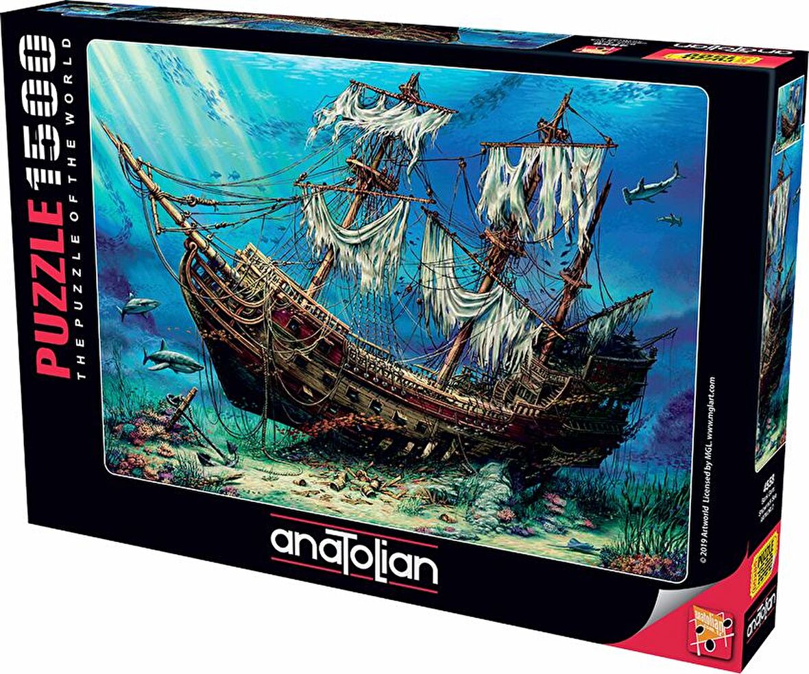 Anatolian 1500 Parçalık Puzzle - Batık Gemi 4558
