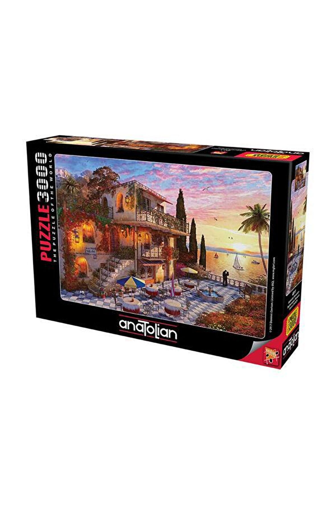 Anatolian 3000 Parçalık Puzzle - Akdenizde Romantizm 4911
